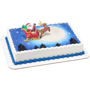 Santa in Sleigh Layon Each