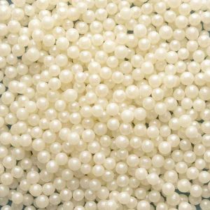 White Pearl Beads(4MM) 6 oz