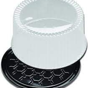 10″ Round Extra Deep Cake Dome & Base 80 Sets