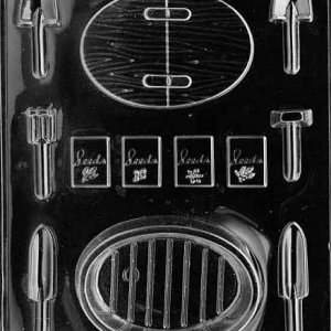 Garden Tool Box with Tools Mold 12 cavity Each