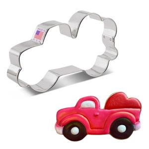 Vintage truck with Heart 5″ x 3″