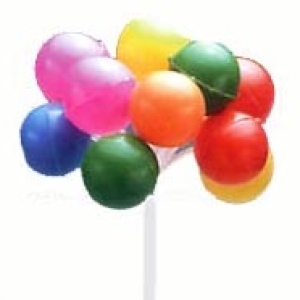 Balloon Cluster Bright 3 count