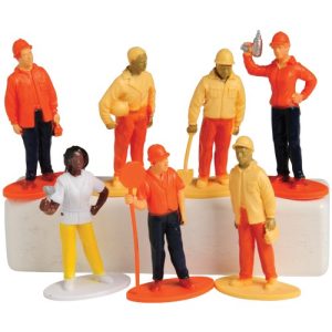 Constructon Worker Figures 6 count