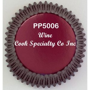 Wine (Burgundy) Mini Foil Cup 1 1/4″ Base x 7/8″ Wall approx 100