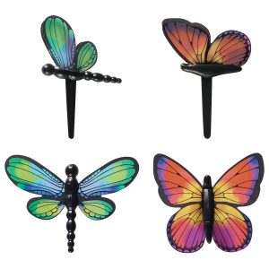 Dragonfly & Butterfly DecoPics 6 count
