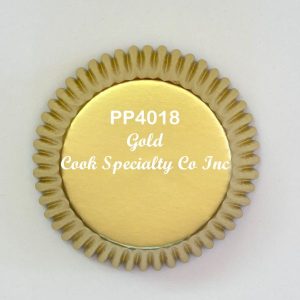 Gold Foil Treat Cup 1 1/2″ Base approx 100
