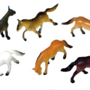 Horses Assorted Colors 6 count