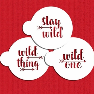Wild Thing Cookie Stencil Set