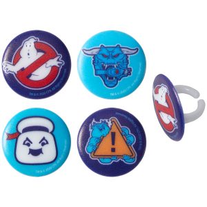 Ghostbusters Ghostbustin Rings 12 count