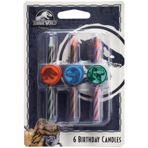 Jurassic World Character Icon Candle 6 piece set