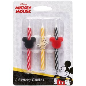 Mickey Mouse Icon Candle 6 piece set