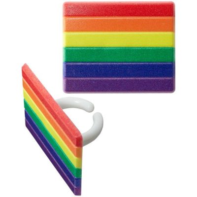 Pride Cupcake Rings 12 Count