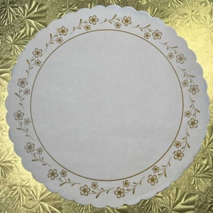 12″ Round Daisy Design Doilies 10 count