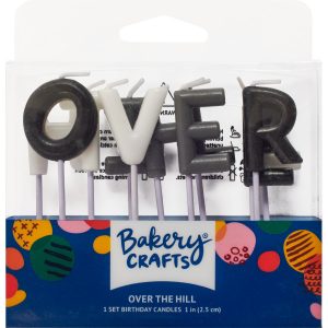 Over the Hill Letter Candles Set