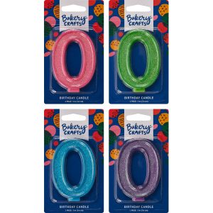 #0 Glitter Candles Each