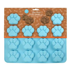 Dog Paw Silicone Mold 16 Cavity Each