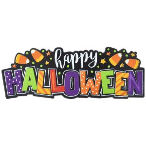 Happy Halloween Treats Layon each