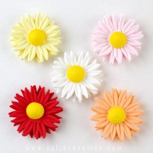 Petite Daisies Mixed 1″ 6 Count