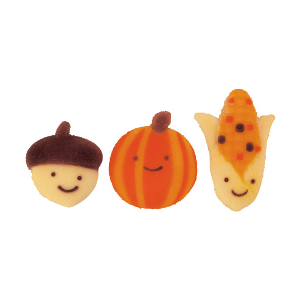 Autumn Friends Assorted Dec-Ons 9 count