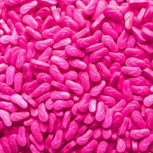 Beach Slippers (Flip Flops) (Thick) Sprinkles 5 ounce