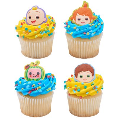 CoComelon Playtime Cupcake Rings 12 count