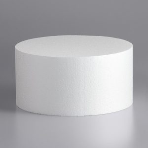 12″ x 6″ Round Styrofoam Dummy Each