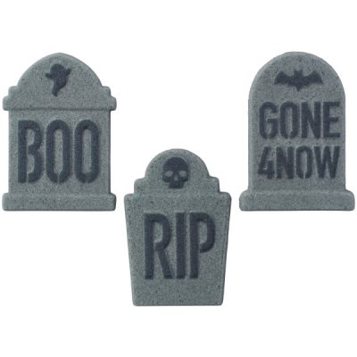 Tombstone Assortment Dec-Ons 6 count