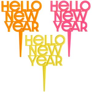 Hello New Year Vertical Layon each