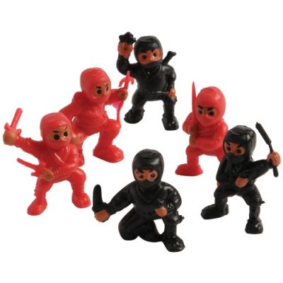 Mini Ninja Figures 6 count