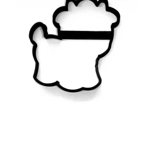 Baby Cow Cute Outline Cookie Cutter Each