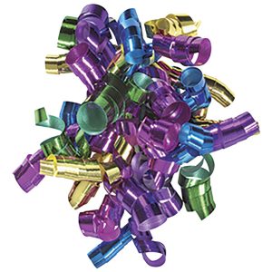 Ribbons Bright Large 4″ DecoPic 4 count