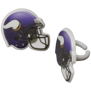 Minnesota Vikings Helmet Rings 12 count
