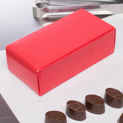 Red Candy Box 5 1/2" X 2 3/4" x 1 3/4" Each