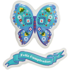 Feliz Cumpleanos Butterfly Pop Tops 2 count