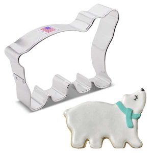 Polar Bear 4 inch Cookie Cutter each