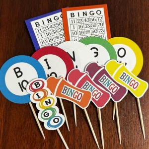 Bingo Cupake Picks 12 count