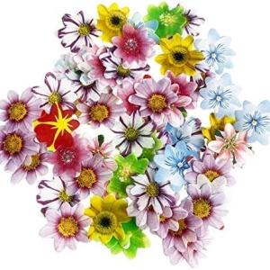 Edible Wafer Mini Flower Toppers 12 count