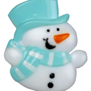 Snowman with Scarf Rings 12 count