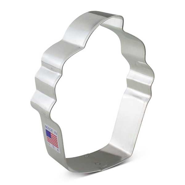 Swirl Cupcake Cookies Cutter 4 inch each