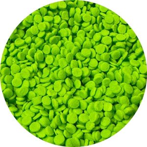 Lime Green Mini Confetti Quins 5 ounce