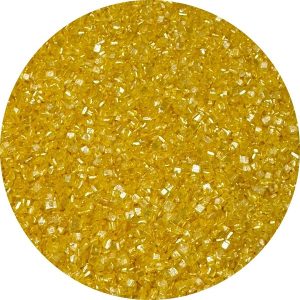 Pearl Yellow Sanding Sugar 7 ounce