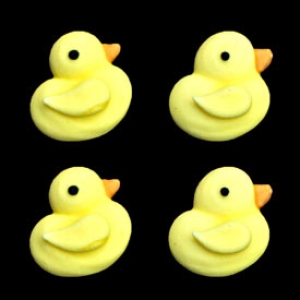 Yellow Baby Ducks Royal Icing 6 count