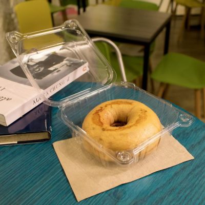 Square Hinged Container 5.8" x 5.25" x 3.3" Each