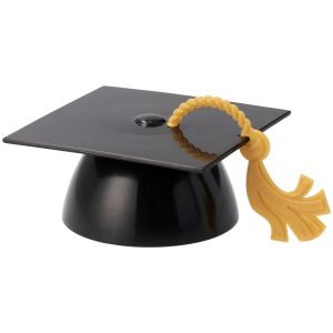 Black Grad Cap with Tassel Layon each
