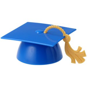 Blue Grad Cap with Tassel Layon each