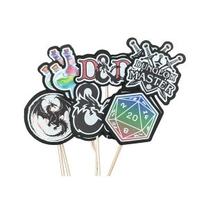 Dungeons and Dragons Cupcake Picks 12 count