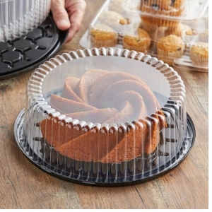9″ Low Dome and Base Cake Container