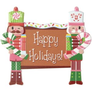 Happy Holidays Nutcracker Layon Each