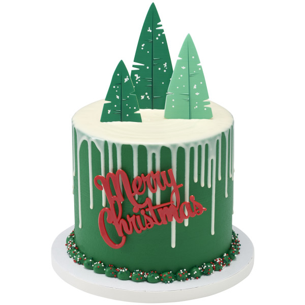 Winter Wonderland Trees Layon 3 Count - Image 2