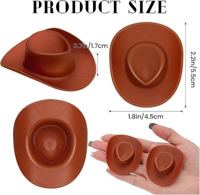 Cowboy Hat Brown 6 count